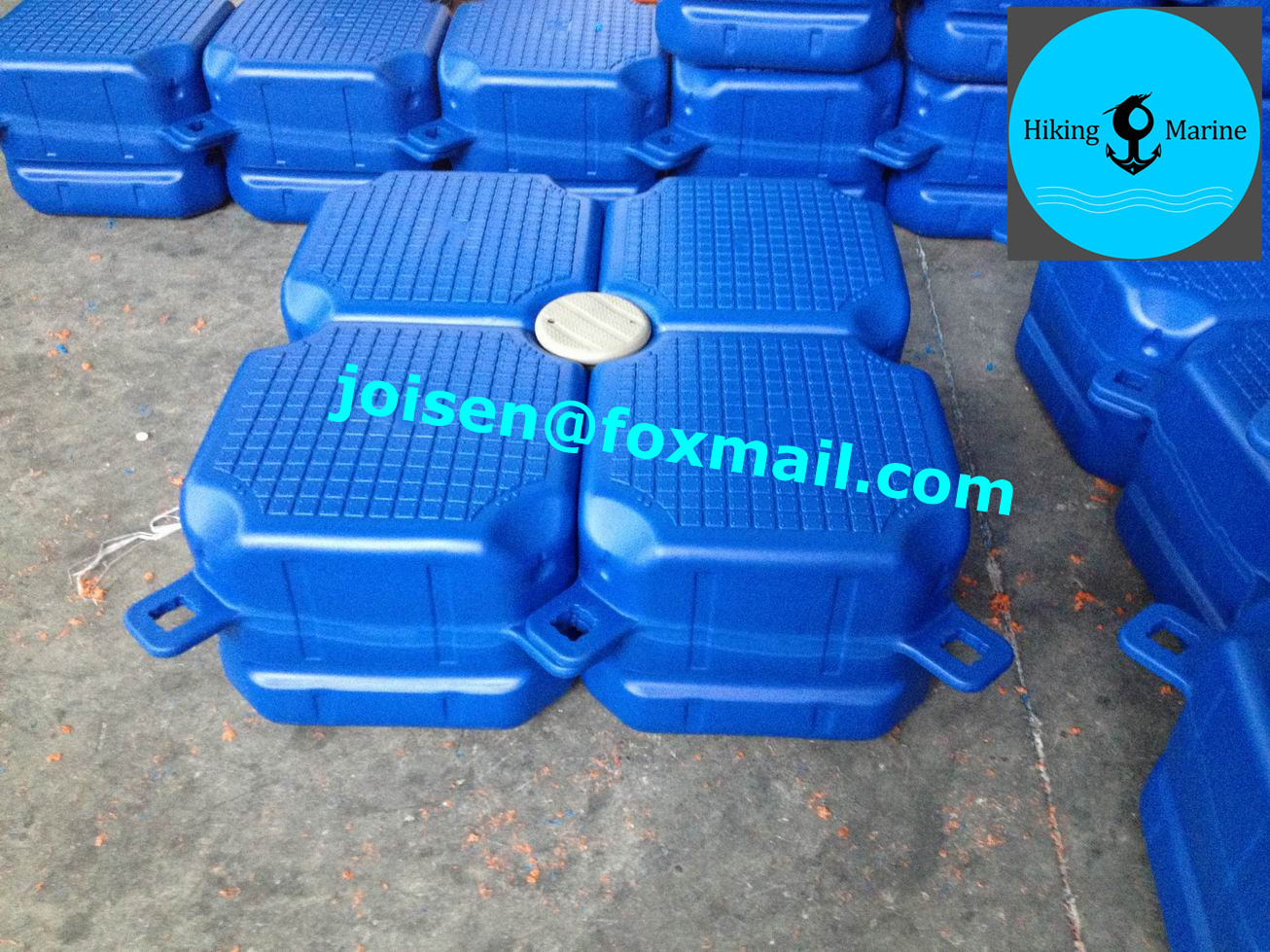 HDPE blow moulding floating pontoon cube