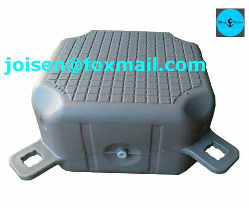 grey single floating dock cube